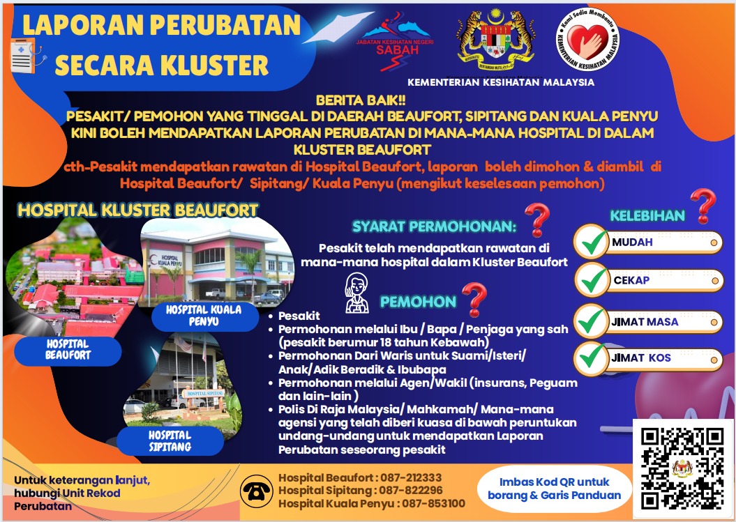 laporan perubatan secara kluster