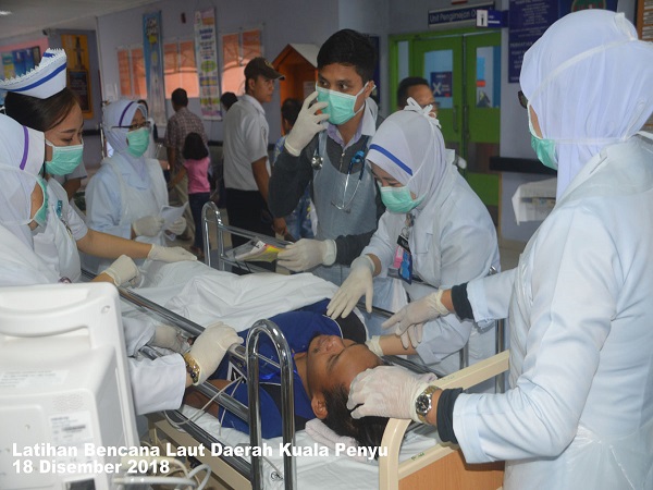 LATIHAN BENCANA LAUT DAERAH KUALA PENYU 2018