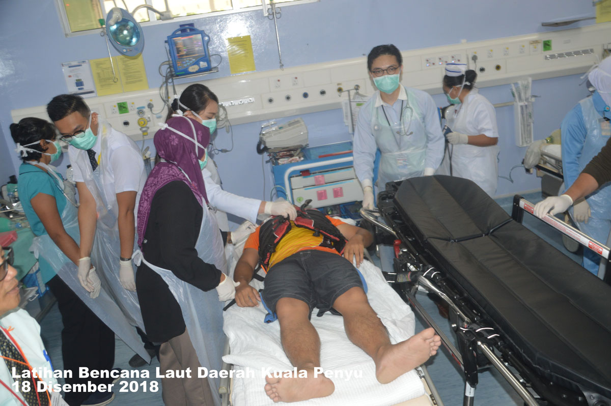 LATIHAN BENCANA LAUT DAERAH KUALA PENYU 2018