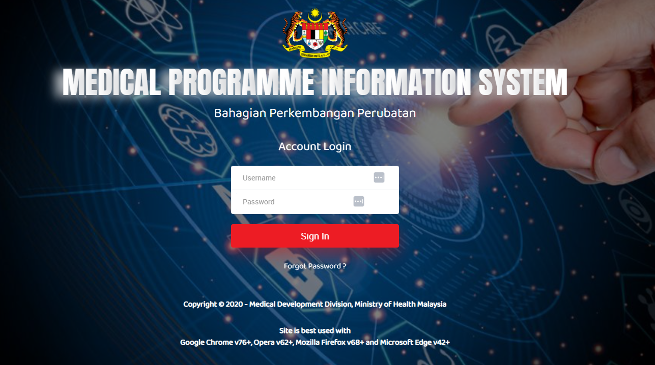 Medical Programme Information System